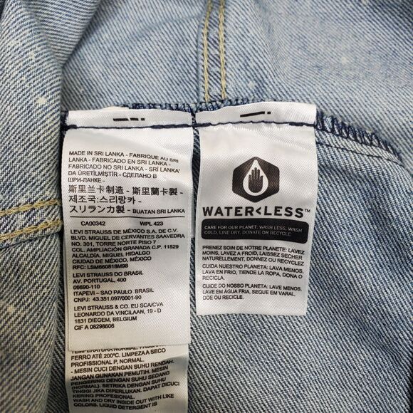 Levi's Premium Original Trucker Jacket Galactic Wash Women's Size Large NWT - Picture 6 of 15